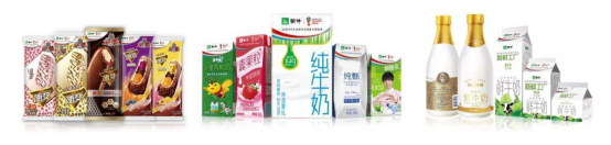 酸奶——natural原味系列酸奶,紧接着蒙牛旗下27个产品品牌161支产品